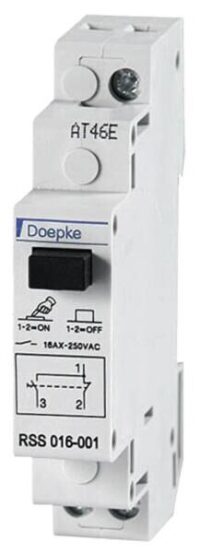 DOEPKE Wechselschalter Reiheneinbaugerät 1W 16A 250V RSS 016-001 1TE