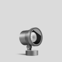 BEGA LED-Anbaustrahler 38,6W Konv DALI 84966A 1LED si 4000K RGBW 2076lm si mt