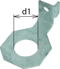 Dehn Anschlussbügel D=39mm für M36 abgewin AB EXFS IF1 W 39