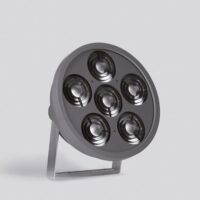 BEGA LED-Anbaustrahler 260W Konv DALI mt 84525 6LEDs graphit 4000K RGBW 16384lm