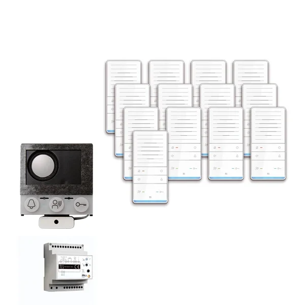 TCS TCS Tür Control audio:pack Einbau für 13 Wohneinheiten mit EB-Lautsprecher PAIF130/002