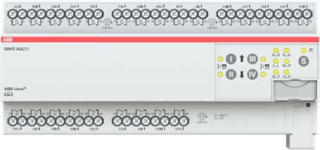 ABB ABB Stotz S&J Schalt-/Jalousieaktor 24-fach 6A, Reiheneinbaugerät SAH/S24.6.7.1