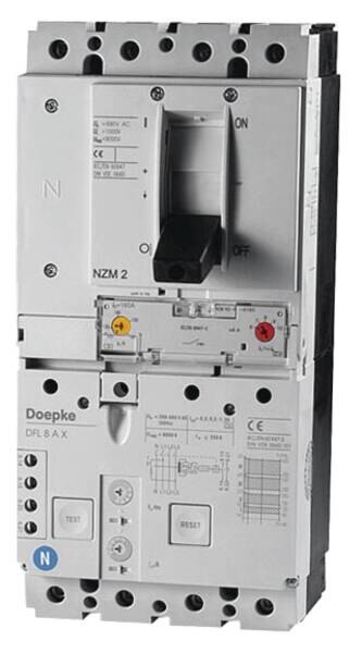 Doepke DOEPKE Leistungsschalter 125A 4-polig IP20 DFL8 125-4/X-A 100-125A/In Einb