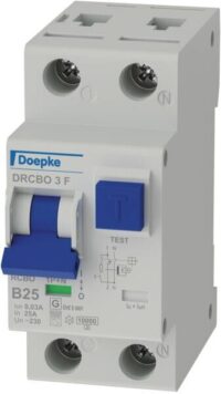 DOEPKE FI/LS-Schutzschalter B25 1-polig+N F DRCBO 3 B25/0,03/1N-F 0,03A 10kA 2TE 1-polig