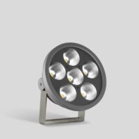 BEGA LED-Anbaustrahler 134W Konv DALI ws 84518K22 6LEDs graphit 2200K 14742lm mt