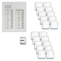 TCS Tür Control pre:pack Audio Unterputz 20 Wohneinheiten mit Außenstation PUK PPUF20/2-EN/01