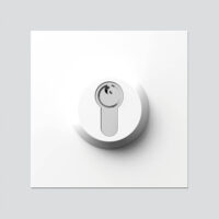 Siedle&Söhne Schloss-Modul weiß SM 611-01 W