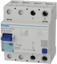 DOEPKE FI-Schutzschalter A 2-polig 253V 40A DFS4 040-2/0,03-A EV 0,03A 4TE Reiheneinbaugerät 10kA