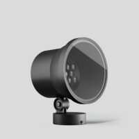 BEGA LED-Anbaustrahler 60W Konv DALI ws 85082K3 1LED graphit 3000K 4095lm mt