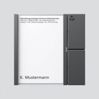 Siedle&Söhne Tasten-Modul dgr/gli TM 612-1 DG