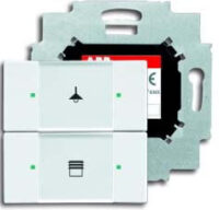 ABB Stotz S&J Bedienteil Solo Bundle 2-fach weiß 6126/01-84-500