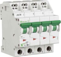 Eaton (Installation) Leitungsschutzschalter B 2A, 4-polig Steckklemme PLI-B2/4