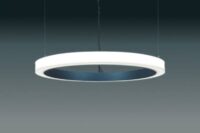 Ø1025 H53mm 230V 83 6W IP20 3000K CRI80-RAL9006 AULE-1025 Ringleuchte