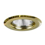 Brumberg 01-70079 NV-Einbaustrahler 50W GX5,3, Eisen, starr, gold, Sprengring
