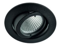 Rutec ALU55372-M ALU Druckguss ohne Sprengring Schwenkbar für MR-16 sw-matt