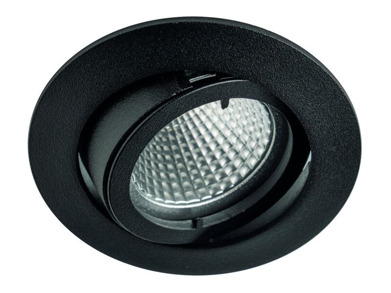 Rutec Rutec ALU55372-M ALU Druckguss ohne Sprengring Schwenkbar für MR-16 sw-matt