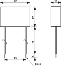 Finder Kondensatormodul bis 15 Leuchttaster 026.00