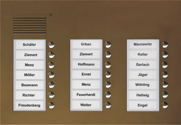 TCS TCS Tür Control Audio Außenstation PUK 21 Tasten 3-spaltig Unterputz PUK21/3-EB