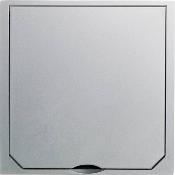 ABL ABL Rahmen 1-fach Edelstahl matt horizontal Klappdeckel 1632 Metall