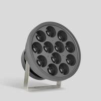 BEGA LED-Anbaustrahler 323W Konv 1-10V 84540K22 DALI 1LED graphit 2200K ws mt
