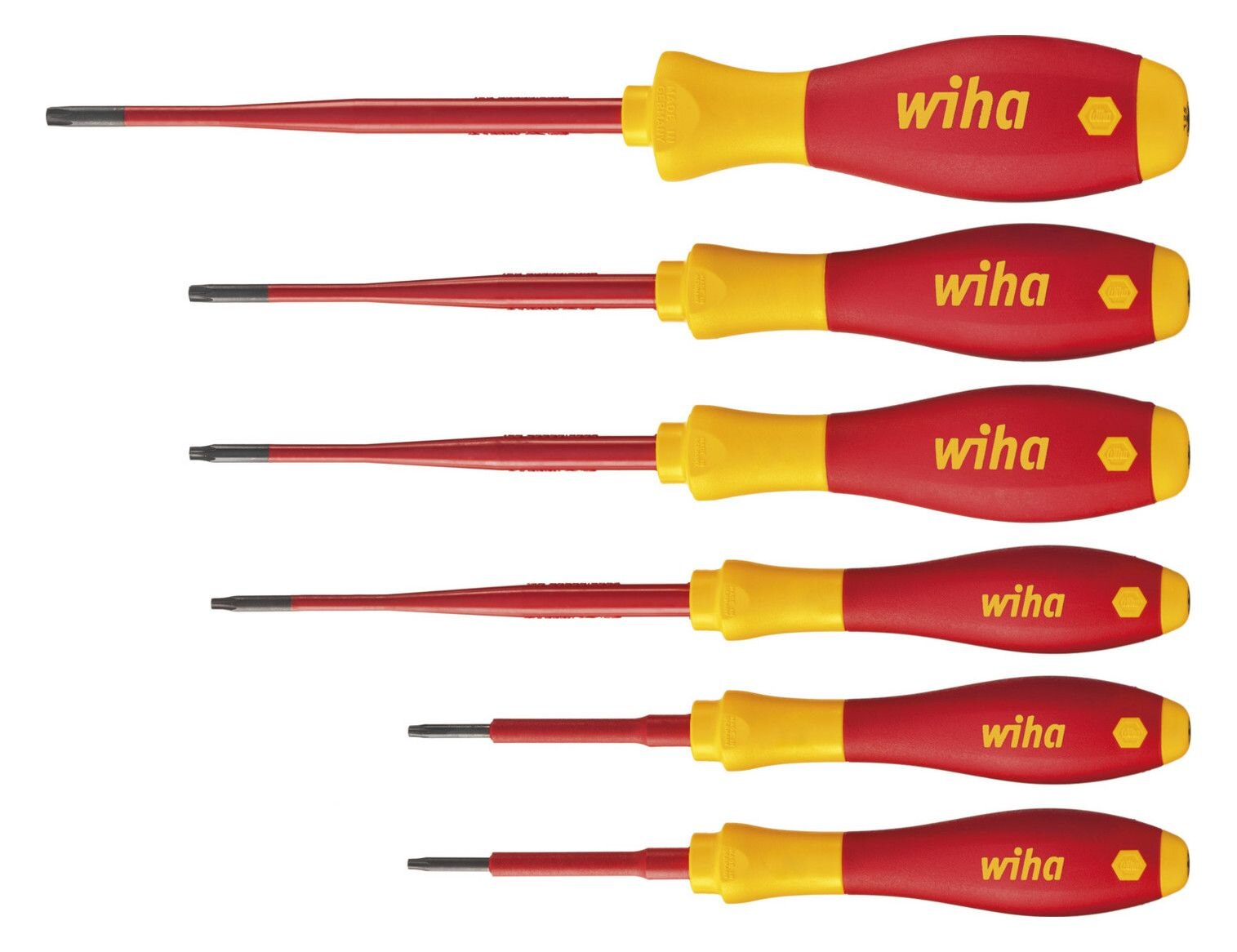 Wiha Wiha 3251K6 SoftFinish® electric Set slimFix Schraubendreher 36558