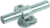 Dehn Stangenhalter mit Abdeckbund für Rd 16mm mit M8 SHZS16M8V2A