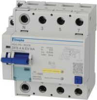 DOEPKE FI-Schutz mit Zusatz 4-polig 400V 63A DFS4 063-4/0,03-A EV NA 0,03A Reiheneinbaugerät A 3kA