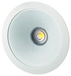 Rutec 21071NW LED-Downlight CYRA L,230V,18/24W, IP20,4000K, CRI80,RAL9010