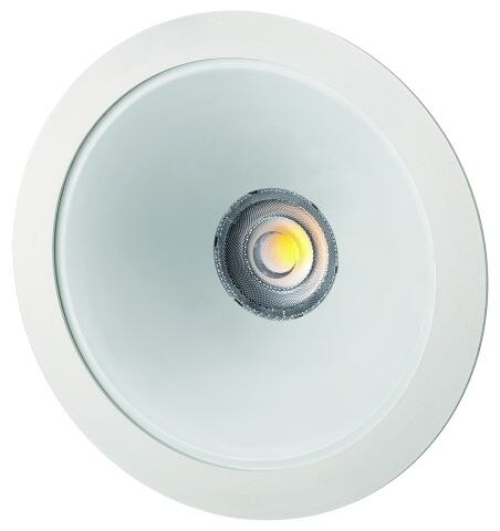 Rutec 21071NW LED-Downlight CYRA L,230V,18/24W, IP20,4000K, CRI80,RAL9010