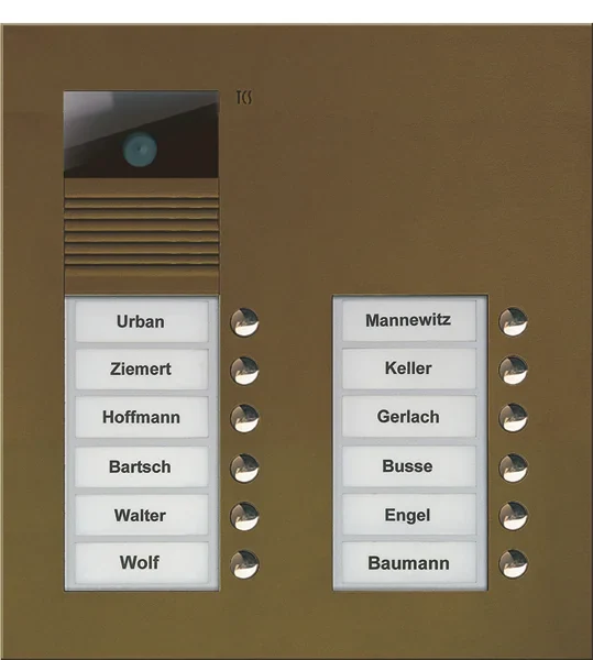 TCS TCS Tür Control Video color Außenstation V PUK 12 Tasten 2-spal AVU15120-0012