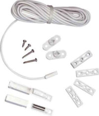 ABB Stotz S&J Magnet-Reedkontakt-Set mit 4m Kabel weiß MRS/W