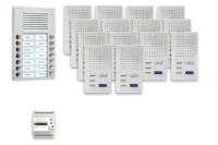 TCS Tür Control Audio Außenstation Pack 14 PES14 Tasten Aufputz PPAF14-EN/02