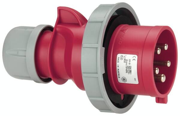 ABL ABL CEE-Stecker 4-polig 32A IP67 230V/bl 9h S42S25 Schraubkl Kunststoff Verschr