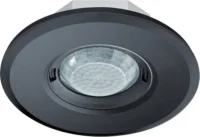 ESYLUX Bewegungsmelder Unterputz rund schwarz MD-FLAT 360i/8 RD BK