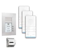 TCS Tür Control audio:pack Unterputz f.3 Wohneinheiten mit Außenstation PUK PAUF031/001