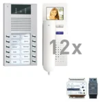 TCS Tür Control Videopack 12 AVE 12 Tasten Aufputz PVE15120-0010