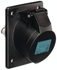ABL CEE-Anbausteckdose 4-polig 16A 400V/rt 6h F41S32B IP44 Schraubkl abgew Kunststoff