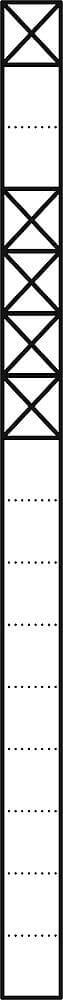 Siedle&Söhne Kommunikations-Stele 1,6m sil/met 1+4Mod KSF 616-1/4 SM