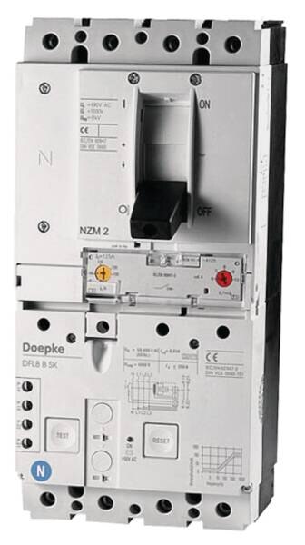 Doepke DOEPKE Leistungsschalter 160A 4-polig IP20 DFL8 160-4/0,03-B SK V500 125-160A/In