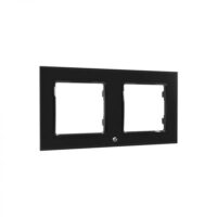 Bild vom Produkt: SHELLY Wandtaster Rahmen 2-fach Schwarz WF2s