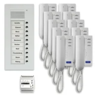 TCS Tür Control Audio Außenstation Pack 10 PUK 10 Tasten Unterputz PPU10-EN/02