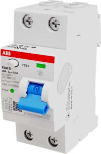 ABB Stotz S&J FI-Schutzschalter TypB 2P 25A,300mA,3kA,2TE F202B-25/0,3-2TE