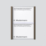 Siedle&Söhne Namensschild Bernst-Glim für TM612-2/BTM650-02 200029954-00