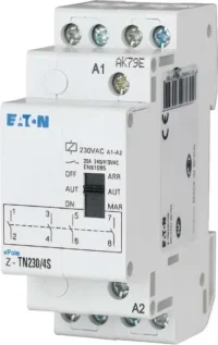Eaton (Installation) Vorwahl-Relais 230VAC/50Hz, 4S, 20A Z-TN230/4S