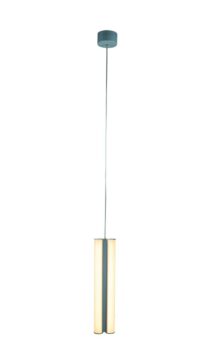 L630,B140H64mm,230V,33W,IP20,3000K,CRI80 -ALU RINDA Pendelleuchte 2-Fach vertikal