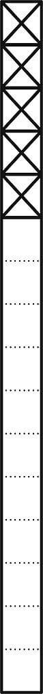Siedle&Söhne Kommunikations-Stele 1,6m sil/met 5Mod KSF 616-5 SM