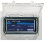 NZR 4570 Türeinbausatz für Reiheneinbaugerät bis 8TE mit Adapter für Sichtklappenfenster 100390