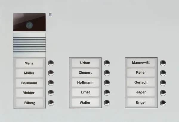TCS TCS Tür Control Video-Außenstation Color dreispaltig, f.15 Wohneinheiten AVU16150-0010