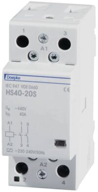 DOEPKE Installationsschütz 40A 440V/AC HS 2-230AC/40-20S 2S 5700W/AGL 2TE