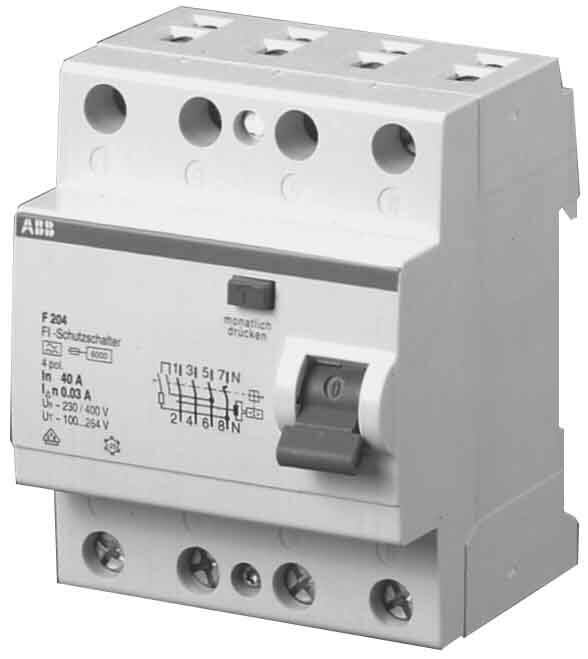ABB ABB Stotz S&J FI-Schutzschalter pro M Compact F204A-25/0,03L